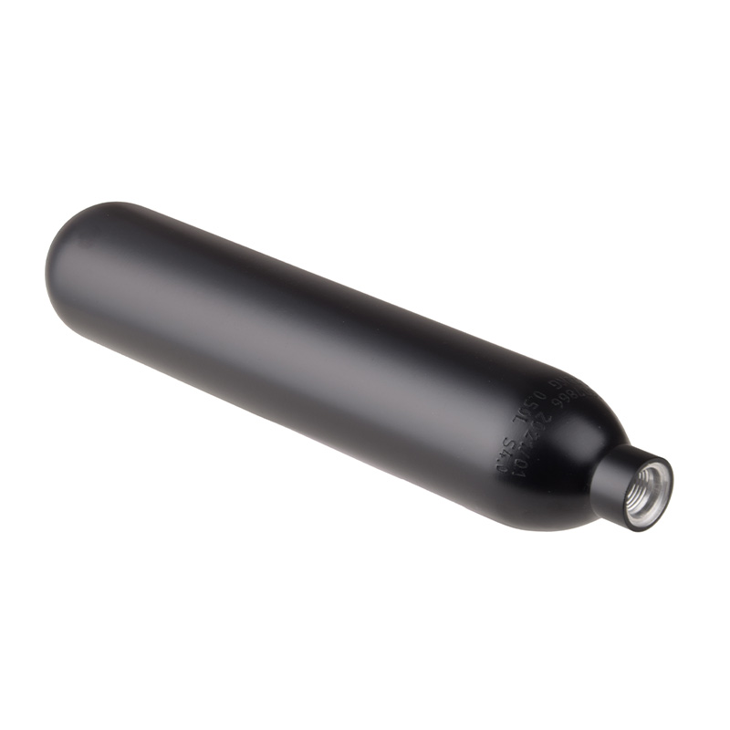 0.5L Round Bottom Black Aluminum Tank (4)