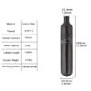 High strength carbon fiber cylinder 0.58 liters (5)