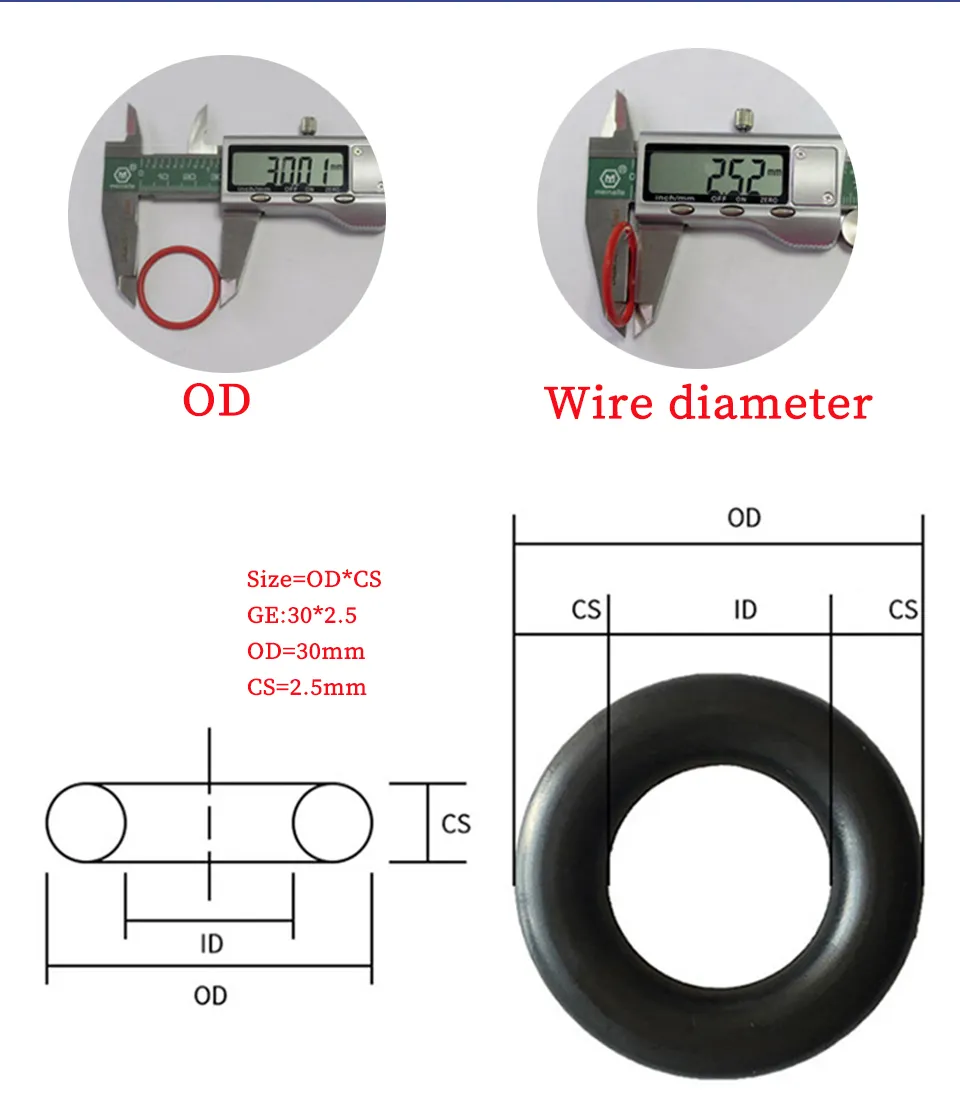 O type rubber seal ring (2)